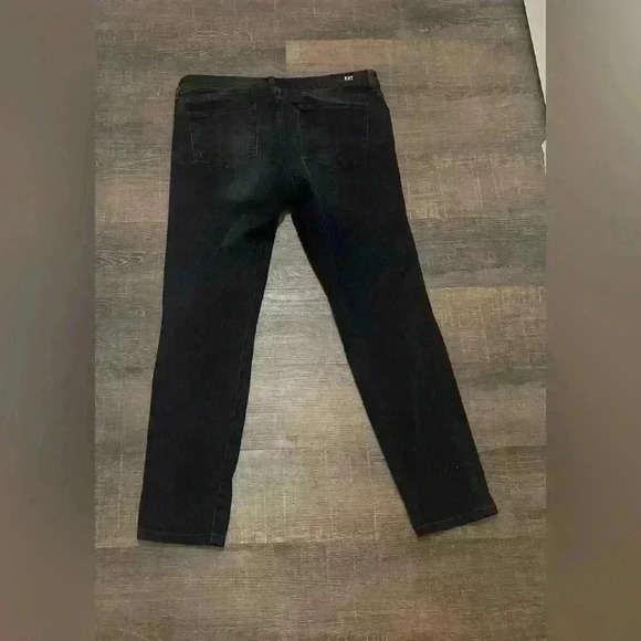 KUT FROM THE KLOTH MIA Toothpick Skinny High Rise Black Jeans Size 12 - Picture 2 of 6